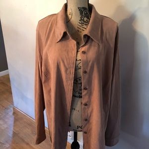 🌼 3/$12 🌼 EUC faux suede jacket
